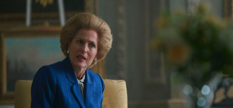 Gillian Anderson als Margaret Thatcher in The Crown. Foto: Netflix