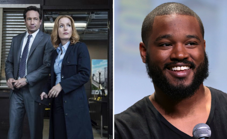 Akte-X-Stars David Duchovny und Gillian Anderson, Regisseur Ryan Coogler. Fotos: © 2016 Fox and its related entities. All rights reserved. / Ed Araquel; Ryan Coogler (CC BY-SA 3.0)
