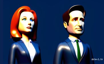 So stellen wir uns bei Akte-X.tv die animierten Versionen von Scully und Mulder vor.