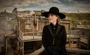 Gillian Anderson in The Abandons. Foto: Michelle Faye/Netflix © 2024